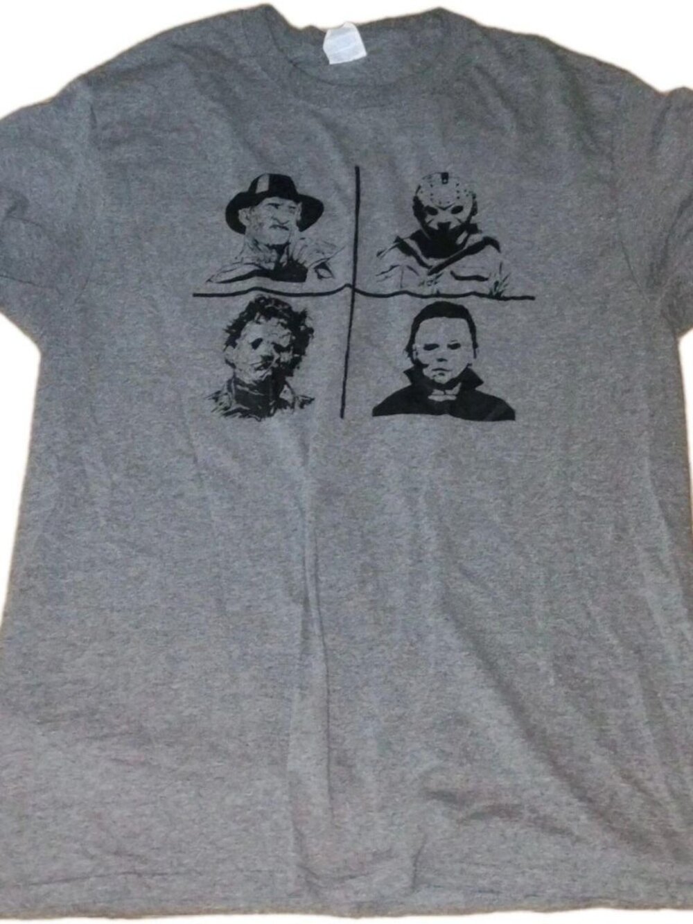Gray T-Shirt With Reasons Not To Wear Lingerie In The Woods Size M